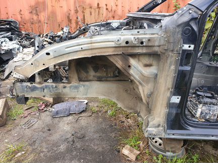 Лонжерон передний левый четверть vw touareg 1 7l