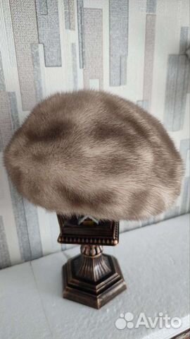 Женский норковый берет
