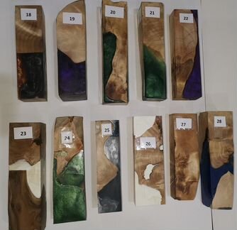 Бруски, заготовки для рукоятей ножей