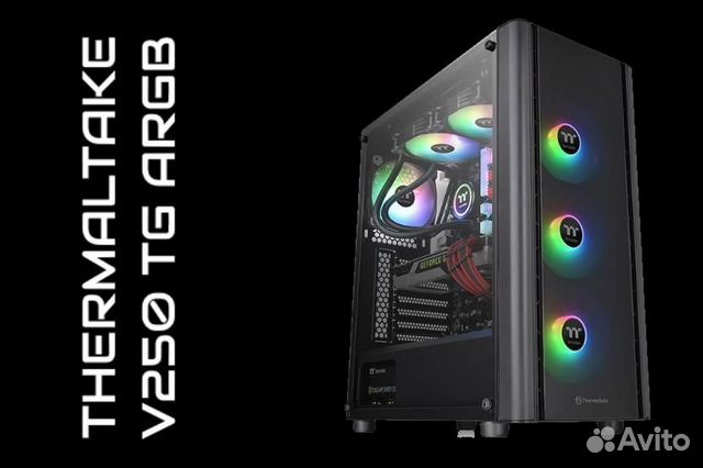 Мощный Игровой пк в Thermaltake V250 TG argb Air