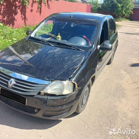 Renault Logan 1.4 МТ, 2011, битый, 346 000 км