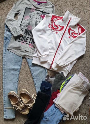 Пакет вещей на девочку 128-134