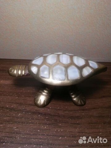 Шкатулка Черепашка. Латунь. Индия
