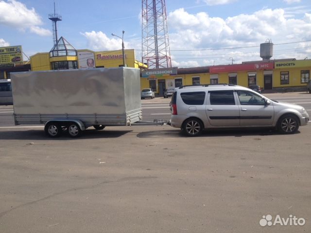 Прицеп двухосный категория В длинномер 3,5 тонны