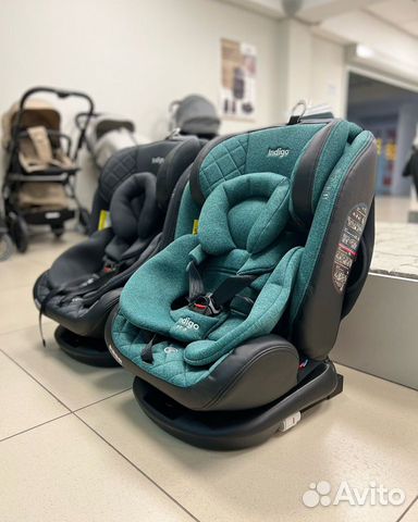 Автокресло Indigo Aero Isofix 0-36 кг изумруд