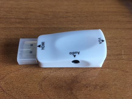 Адаптер hdmi - VGA с аудио выходом 3.5