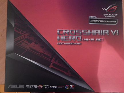 Материнская плата asus ROG crosshair VI hero (WI-F