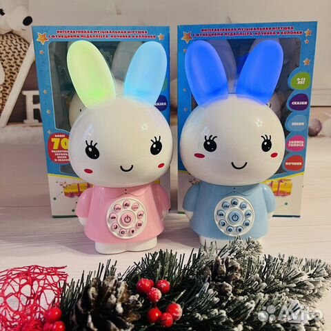 Медовый Зайка ночник/плеер