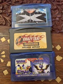 Картриджи game BOY advance 3шт