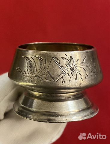 Царская серебярная солонка, 84 пробы