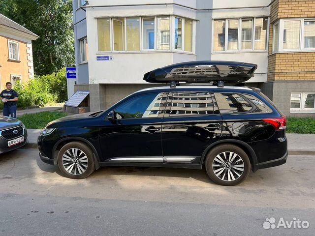 Автобокс Broomer Venture XL 500 л Чёрный металлик