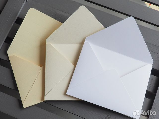 Конверты из дизайнерской бумаги