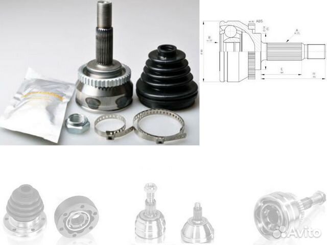 Шрус внешний 25*33*54 Volvo S40, V40