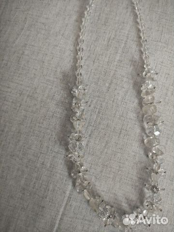 Бусы Чехословакия горный хрусталь