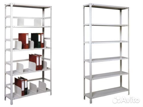 Стеллаж металлический 1800*1200*300мм (4 полки)