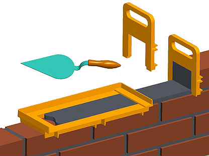 Кладка кирпича облицовочного своими руками под пруток первый ряд