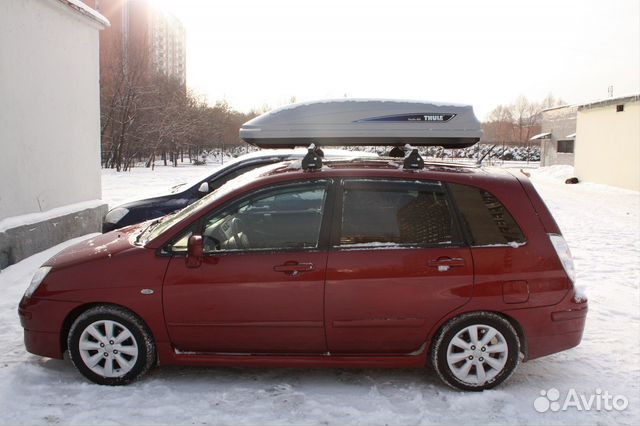 Автобокс (багажник) на Suzuki Liana