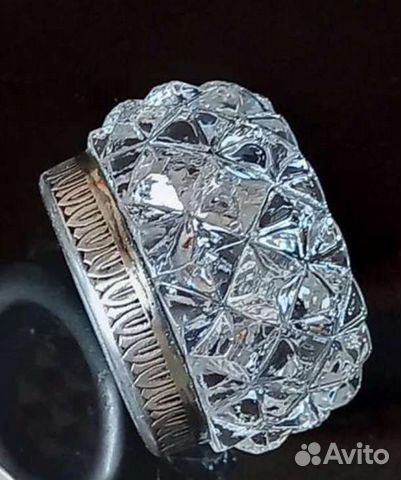 Солонка хрусталь с мельхиором