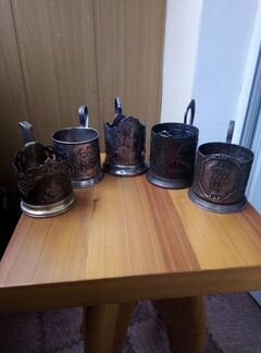 Подстаканник мельхиор СССР