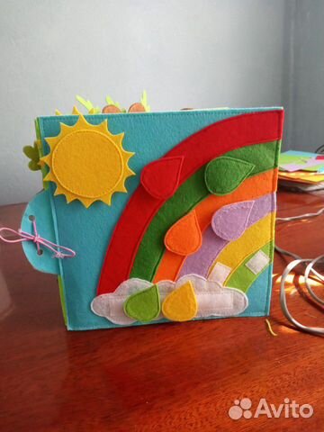 Развивающая книжка из фетра