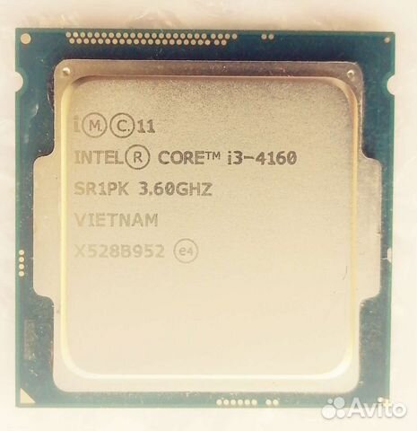 Процессор Intel Core i3-4160 LGA 1150