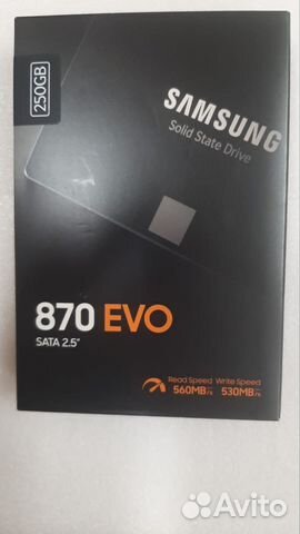 SSD Samsung 870 EVO 250GB