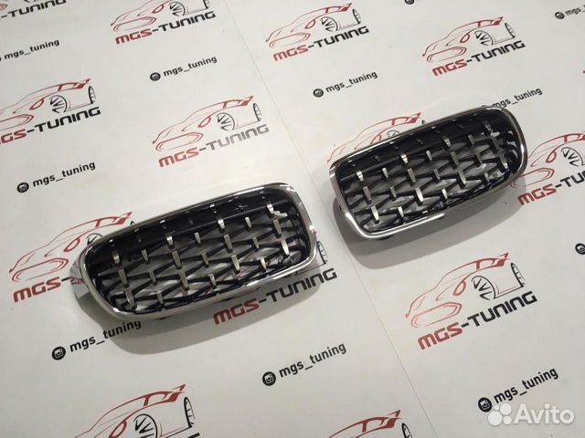 Решетка BMW 3 series F30 стиль Z4 хром