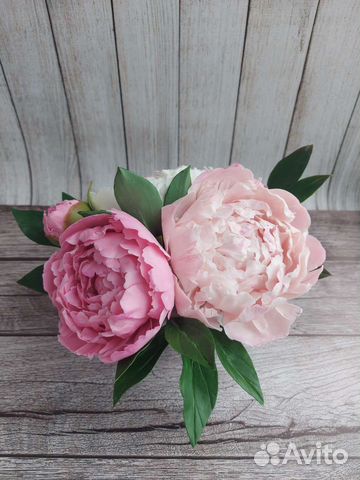 Интерьерный букет с пионами