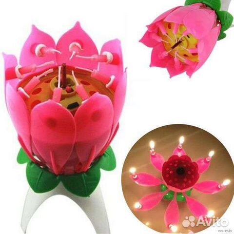 Свеча раскрывающая-музыкальная