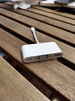 Адаптер Apple USB Type-C - USB Type-C/USB/VGA, бел