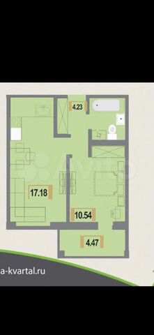 1-к. квартира, 38 м², 9/9 эт.