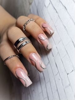 Наращивание ногтей, укрепление ногтей, гель лак