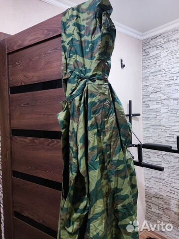 Плащ рыболовный прорезиненный