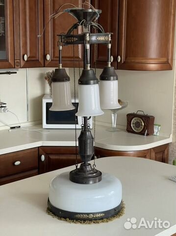 Люстра телескопическая антикварная модерн