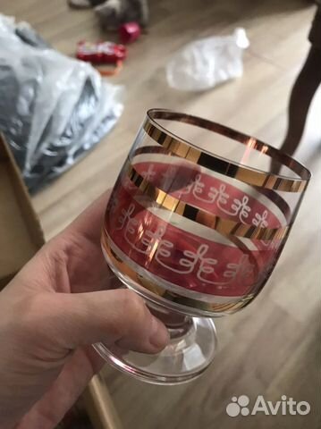 Фужеры богемия и штоф