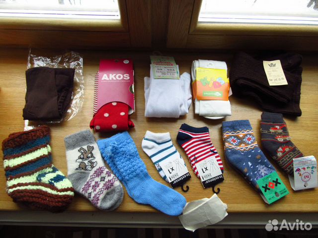 Новые шапки, колготки, носки на 0-4 года