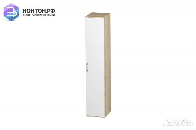 Пенал Белладжио дуб сонома / белый