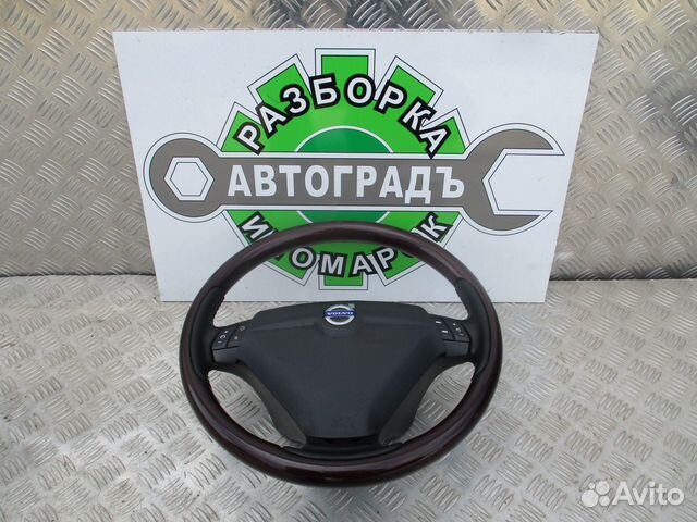 Рулевое колесо (дерево) с AIR BAG Volvo S60 2003г