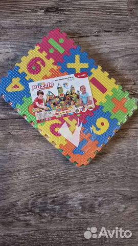 Мягкий развивающий пазл