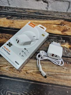 Новое зарядное устройство для iPhone 20W + кабель