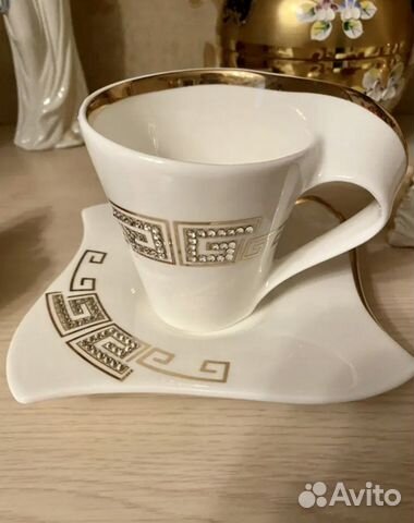 Чайный сервиз Givanshi gold (стразы)