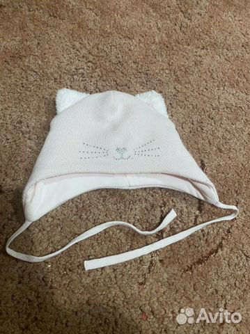 Шапка для девочки 42-44 весна- осень