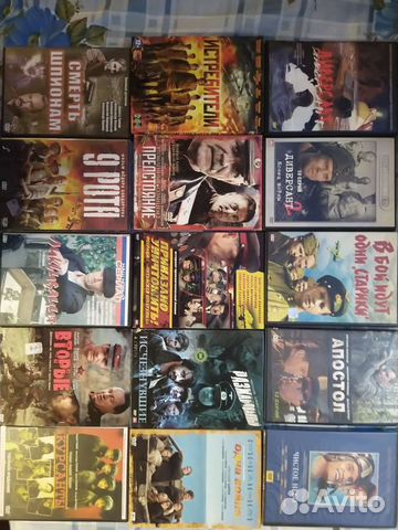 Диски Dvd фильмы жанры разные(цена за все 250шт.)