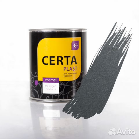 Certa-plast грунт-эмаль 3в1 темн. графит арт.01728