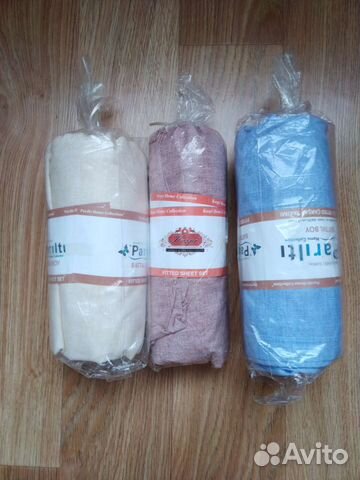 Простыня на резинке + наволочки Турция