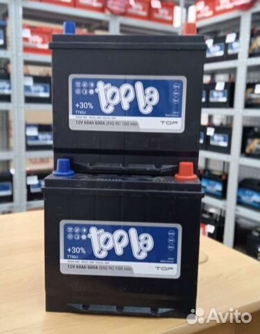 Аккумулятор на автомобиль Topla 60ah Asia