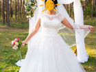 Счастливое Свадебное платье 48-54 объявление продам