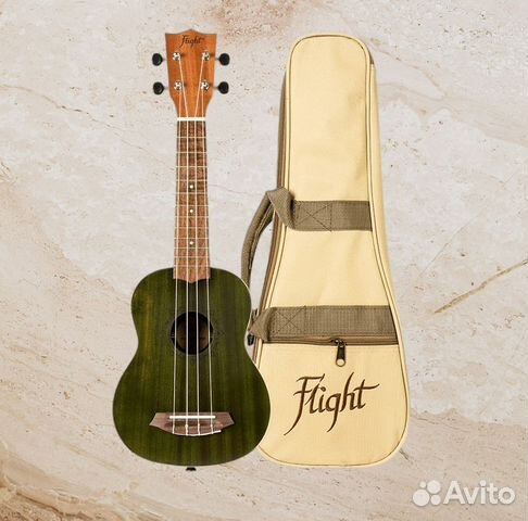 Укулеле сопрано Flight NUS380 Jade с чехлом