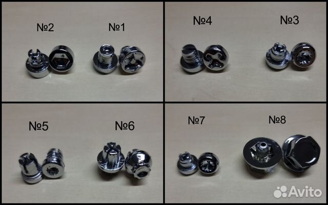 Фальшболты, пластиковые болты