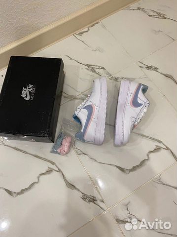 Nike Air Force 1 Low Blue and Pink